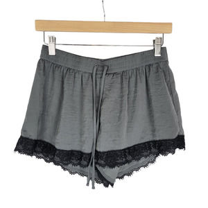 Hollister Lace Trim Shorts Gray S